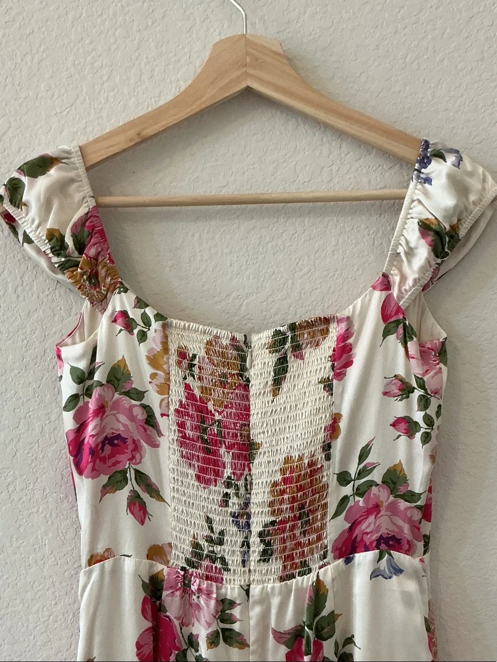 NWOT Reformation Genesis Giverny Floral Silk Size 8 Midi Dress. - Picture 10 of 16
